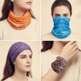 thumbnail image 3 of Adult 6 Pack Neck Gaiter Elastic Balaclavas Face Mask Versatile Bandana for Men Women, 3 of 13