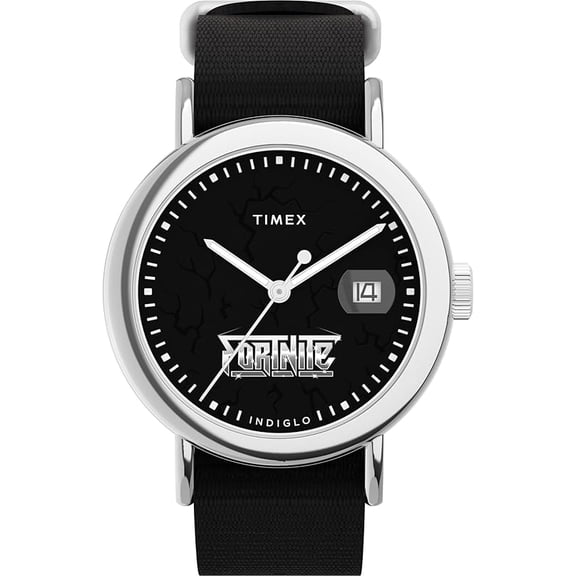 Timex X Fortnite Weekender Quartz Black Dial Unisex Watch