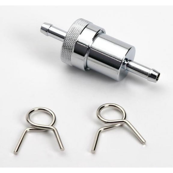 Emgo 14-34461 Universal Fuel Filter - 1/4in. - Metal Filter