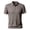 Brown_008, variant on Men Jacquard Golf Polo Shirt, Embossed Letter Subtle Monogram Texture Short Sleeve Shirt Quick Dry Moisture Wicking Business Casual Top Ginger 3XL