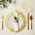 100 Pack 12 Inch Gold Doilies, Round Paper Placemats for Weddings