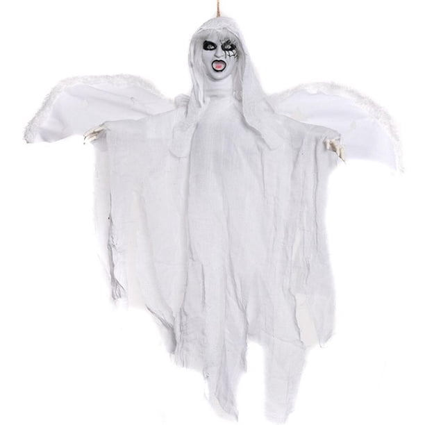 Sonido De Fantasma Luminoso Eléctrico De Terror Fantasma Colgante De Halloween Para Accesorios De Miedo De Fiesta De Halloween seitruly HA041396-02