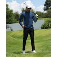thumbnail image 2 of LRD Quarter Zip Golf Pullover for Men 1/4 Zip Long Sleeve Golf Shirts, 2 of 6