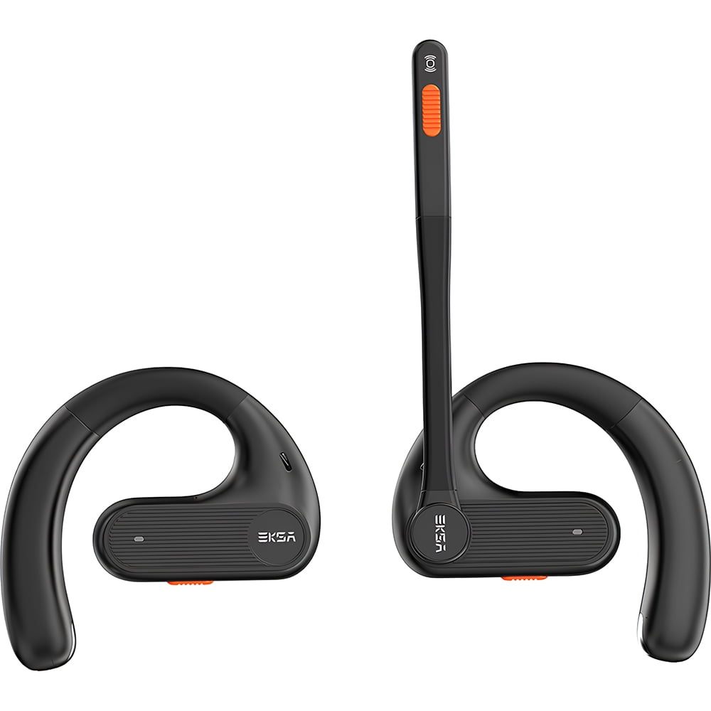 EKSAtelecom S30 AI-Powered Open-Ear True Wireless Headset, Black