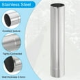 thumbnail image 3 of Uxcell 2.36Inch Stove Pipe, 4Pcs Stainless Steel Straight Tent Stove Chimney Pipe for Camping Stove Vent Exhaust, 3 of 6