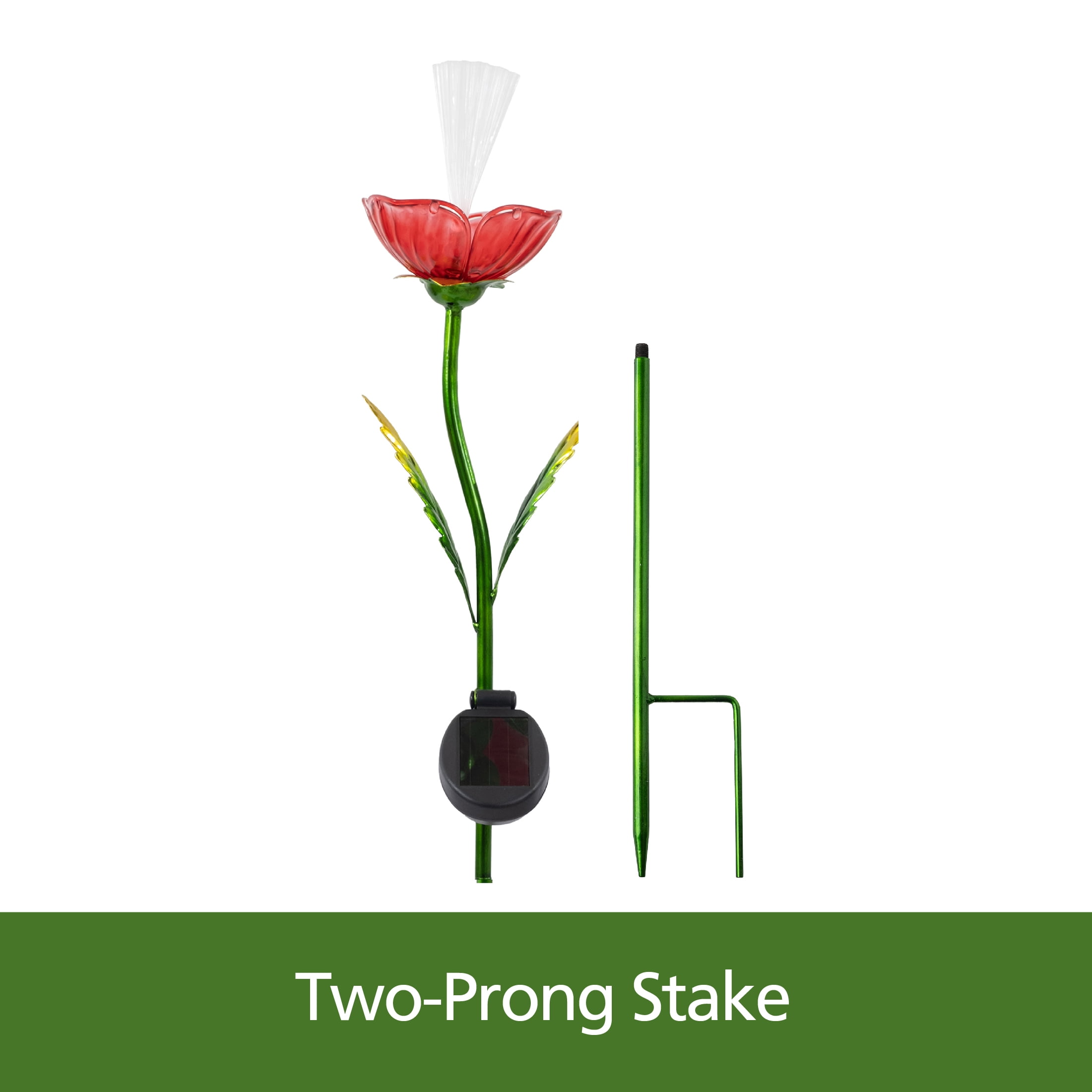 Mainstays Rose Garden Solar Powered Stake for Outdoor Decor