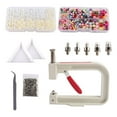 thumbnail image 3 of AMLESO Machine à Perler à Main Outil de Sertissage Perles Rivet Fixation Machine Manuelle Perlage Blanc Beige Multi, 3 of 8
