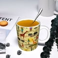thumbnail image 5 of Yiaed Ethnic African Print Ceramics Coffee,Large Handle Design,Extra Large Tea and Coffee Cup for Office and Home Mugs, 5 of 6