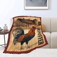 thumbnail image 2 of Farmhouse Rooster Blanket Chicken Farm Country Barn Print Throw Blankets for Couch Sofa Bed Stuff Decor Soft Cozy Fleece Plush Warm Flannel Bedding Gifts for Baby Girls Boys Kids Adults 50"x60", 2 of 6