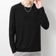 thumbnail image 5 of Camiseta de manga larga con cuello redondo para hombre, top de otoño, ropa de diario s20241224643, 5 of 5