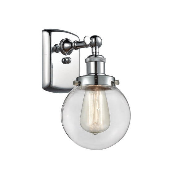 Innovations 916-1W-PC-G202-6-LED Beacon 1 Light Sconce part of the Ballston Collection, Polished Chrome