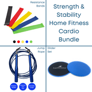 Fitness Set Resistance Bands, Weighted Jump Rope, Gliders for Ultimate Workout