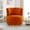 Orange, variant on Aukfa 360-Degree Swivel Barrel Chair, Modern Velvet Round Accent Chair for Nursery and Living Room, Orange