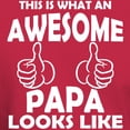 thumbnail image 3 of CafePress - Awesome Papa Looks Like T Shirt - Men's Classic Graphic Cotton T-Shirt, 3 of 4