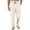 Khaki, variant on Men's Knitted Fashionable Printed Pocket Casual Pants, Plaid Pajama Pants for Home, Sleep and Lounge Wear,Beige,L