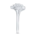 thumbnail image 3 of Lab Created 1 Carat Diamond Engagement Ring - EF-VS Quality - Ideal For Gift, 14K White Gold, US 12.50, 3 of 8