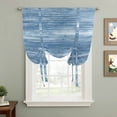thumbnail image 2 of Blue Balloon Curtains 63 Inch Length for Living Room/Bedroom, Vintage Modern Abstract Art Ombre Rod Pocket Privacy Door Curtains Decorative Tie Up Shade for Window 52"x63", 2 of 8