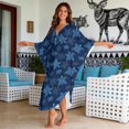 thumbnail image 4 of DISNIMO Sea Turtle Print Kaftan Dresses for Women V-Neck Batwing Sleeve Swimsuit Cover Up Plus Size Caftan Dress Beach Cover Up Loose Fit Bathing Suit Coverups, 4 of 7