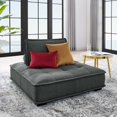 thumbnail image 2 of Tufted Accent Chair, Fabric, Grey Gray, Modern Contemporary Urban Design, Living Lounge Room Hotel Lobby Hospitality, 2 of 9