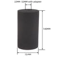thumbnail image 3 of 2Pcs Foot Foam for Pads Rollers Replacement for Leg Extension for Weight Bench 140mm Black, 3 of 9