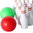 thumbnail image 3 of BEADCEST Mini Bowling Game Simulation Assorted Color PP Material 1 Set Pcs For Indoor, 3 of 8