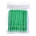 thumbnail image 3 of Bunblic 2-4pack 100 Pieces Micro Applicator Brushes for Eyelashes Mascara Makeup 4 Pcs, 3 of 8