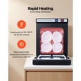 thumbnail image 3 of Heating Cabinet, 1.1 Gal Capacity, with Clip & Rack, Perfect for Spa Manicures Massage, 3 of 10