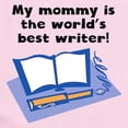 thumbnail image 2 of CafePress - My Mommy Is The Words Best Writer Body Suit - Baby Light Bodysuit, Size Newborn - 24 Months, 2 of 4