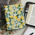 thumbnail image 4 of FOR U DESIGNS Lemon Floral Bible Case for Girls Size Medium Abrasion PU Sturdy Bible Carrier with Handle Personalized Book Organizer Bag Wear Resistant Bible Bags for Women Tote Bag, 4 of 7