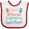 thumbnail image 3 of Inktastic Future Team Roper Cowboy Rodeo Boys or Girls Baby Bib, 3 of 4