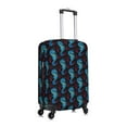 thumbnail image 3 of Haiem Blue Seahorse Luggage Cover Printed Suitcase Covers for Luggage Elastic Washable Suitcase Protector Fits 18-32 Inch Luggage-Small, 3 of 9