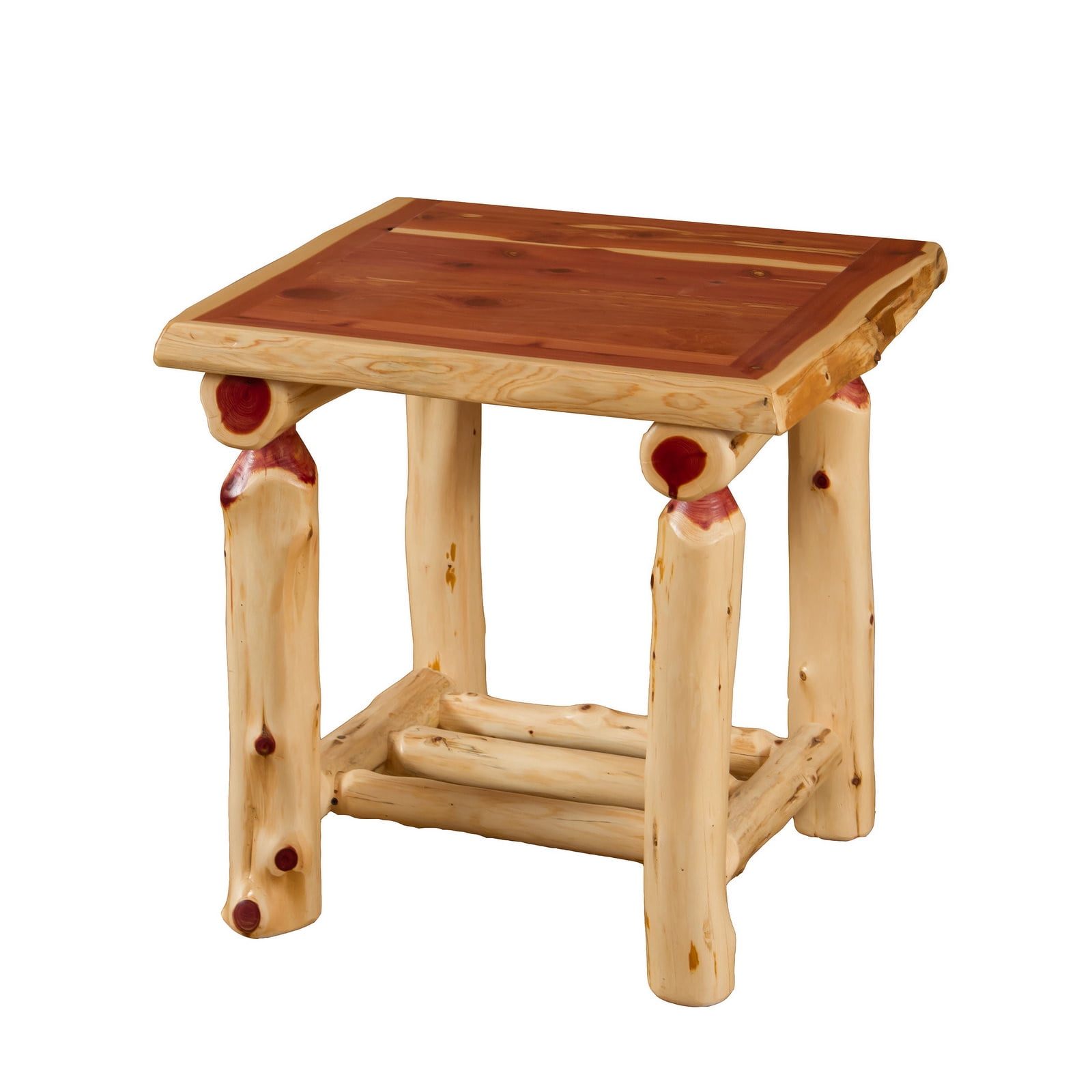 Furniture Barn Usa Rustic Red Cedar Log End Table Night Stand Furniture Barn Usa Rustic Red Cedar Log End Table Night Stand With Shelf Com