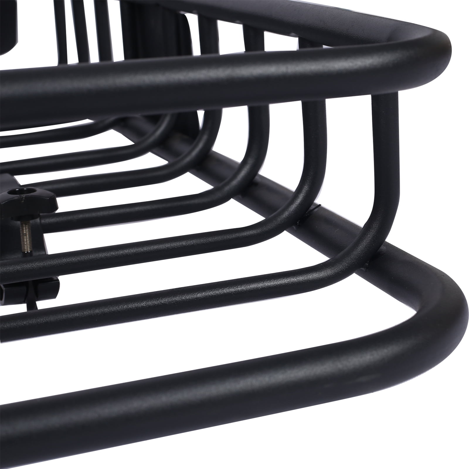 Universal Fit Black Steel Top Mount Roof Rack 43" Heavy-Duty Steel Weatherproof - Rooftop Cargo Carrier Basket