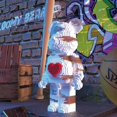 thumbnail image 2 of DIY Bearbricking Net Red Love Violent Bear Model Bricks With Lighting Set MOC Mini Animal Building Blocks Toys for Kids Gift heqiyong toy, 2 of 2