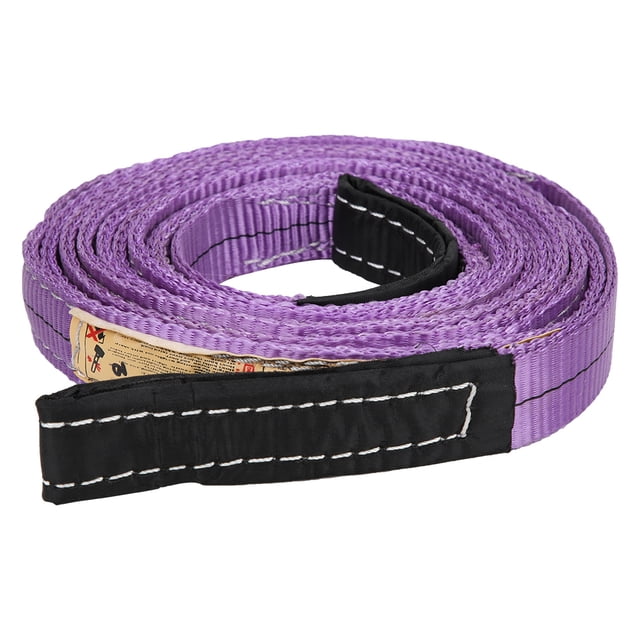 Hoisting Strap, Multifunctional Lifting Sling 30mm Width Wear Resistant With Double Eye Buckle For Industrial Crane