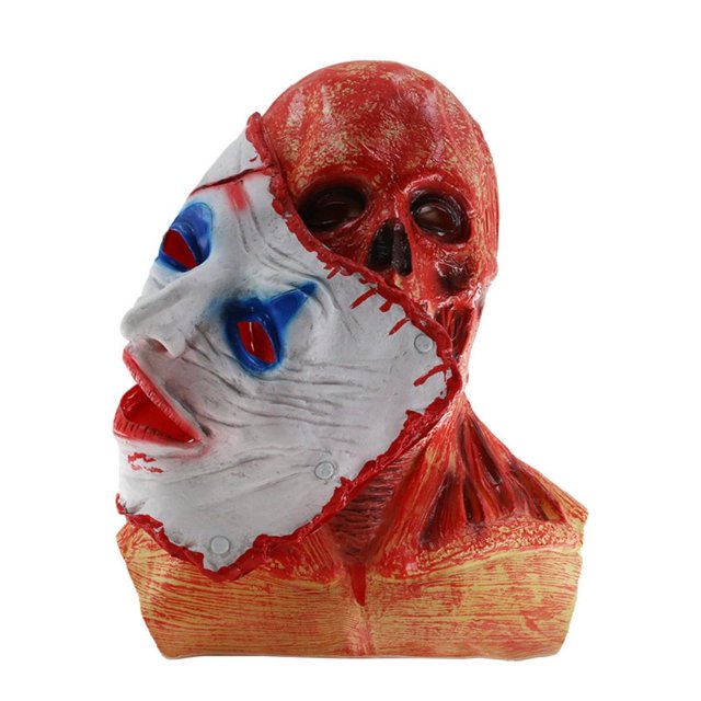 Cubierta para la cabeza de Halloween Sincero disfraz realista zombi aterrador 50-65 cm