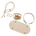 thumbnail image 1 of Base inferior para bolso de crochet para mujer, set para hacer bolsos de crochet para bolso de hombro. Beige, 1 of 9