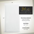 thumbnail image 3 of Toallas de mano desechables Luxe Paper, 50 unidades, color blanco, 30 x 40 cm, 3 of 7