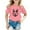 Pink, variant on CAIXIA Easter Shirts Girls Tshirt Easter Bunny Little Girls Shirts Super Soft Crew Neck Casual Short Sleeve Girl Tops Size 7-8 Basic Tee Birthday Gifts Kids Clothing 7-8 Years