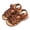 Brown, variant on Ruyang Toddler Girls Summer Sandals Open Toe Flat Sandal for Beach Vacation Adjustable Straps Slip Resistant Shoes