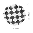 thumbnail image 4 of Paper Plates Black and White Decor Race Party Decorations Racing Themed Tableware Birthday Party Supplies Plastic, 4 of 6