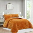 thumbnail image 5 of 3 Pieces Ultra-Soft Fluffy Faux Fur Comforter Set, Warm Plush Sherpa Bedding Set, Luxury Fuzzy Winter Bedding Set with Bubble Comforter & 2 Pillow Shams., 5 of 6