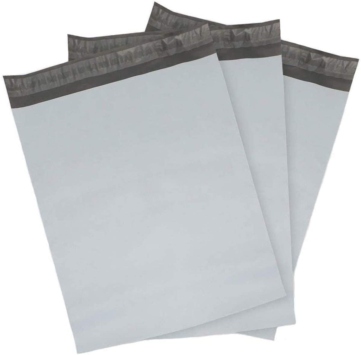 19 x 24 Inch Professional Industrial 2.5m Glossy Gray Poly Bag Mailer  Envelopes Self Adhesive - 300 Pack Count - Walmart.com