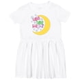 thumbnail image 3 of Inktastic Twinkle Twinkle Little Star with Yellow Moon Girls Toddler Dress, 3 of 5