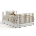 thumbnail image 6 of Graco Teddi 5-in-1 Convertible Baby Crib and Changer with Drawer, White with Driftwood, 6 of 9