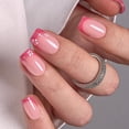 thumbnail image 2 of Soft Gel Oval Press-On Nails Kit, Reusable Fake Nails with Glue & Adhesive Tabs, 30PCS Salon-Quality Stick-On Nails for At-Home Manicure (Spring Kiss), 2 of 6