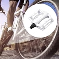 thumbnail image 2 of Motoforti Road Mountain Bike Pedals Fixed Gear Replacement Bicycle Pedals for MTB for BMX Aluminum Alloy White, 2 of 6