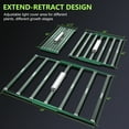 thumbnail image 6 of TRAMULL Stretchable 1000W LED Hydroponic Garden Grow Light/ Grow light for Plant  7x5ft Coverage with 2604Pcs LEDs ( Green), 6 of 8