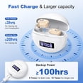 thumbnail image 6 of SUWU Hearing Aids, Digital Rechargeable Hearing Aids for Seniors with Noise Cancelling, Hearing Assist Device for Hearing Loss, Mini CIC In Ear Hearing Amplifiers with Display Charging Case, 6 of 6