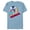 Ocean Blue, variant on Mickey Mouse Family Star Sis of the Birthday Boy - Short Sleeve Blended T-Shirt for Adults - Customized-Purple